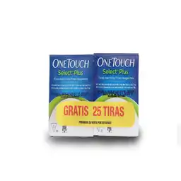 One Touch Kit Tiras Reactivas Select Plus + Tiras