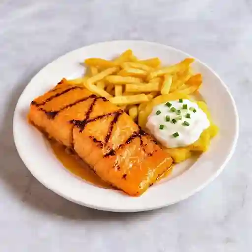 Salmón a la naranja
