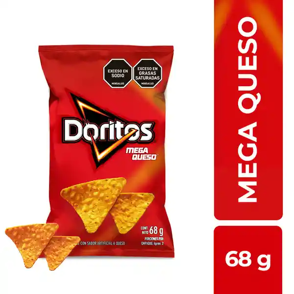 Doritos Snack Megaqueso 68 g