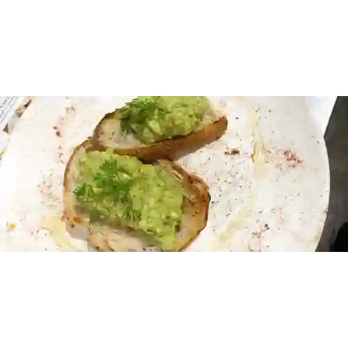 Tostada de Aguacate