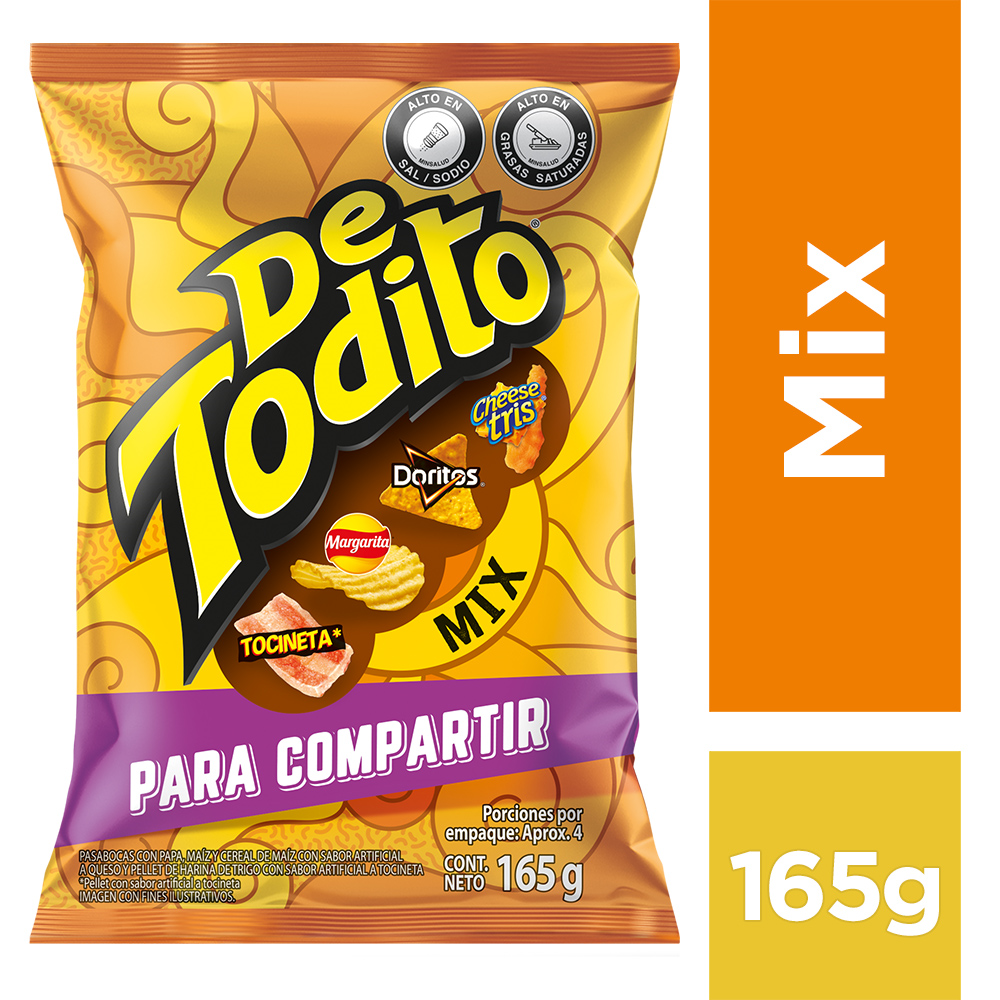 De Todito Mix Snack 165g