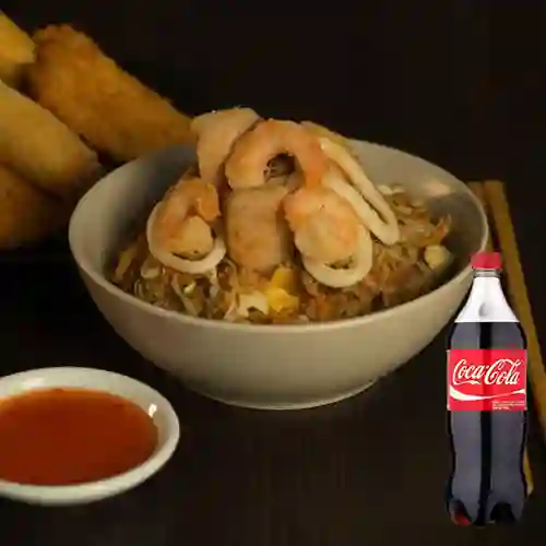 Combo Arroz Chino Especial X4 +cocacola Orig 1.5l