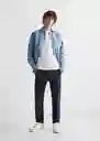 Pantalón Chinos Navy Talla 22 Teen Niños Mango