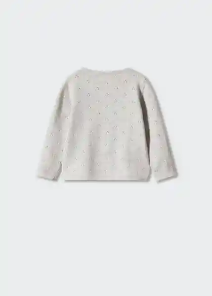 Chaqueta Cárdigan Nila5 Gris Talla 71 Niña Mango