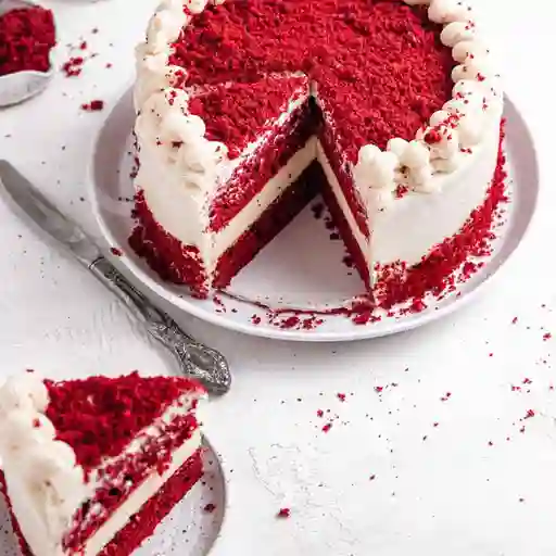 Red velvet con frostin de queso crema