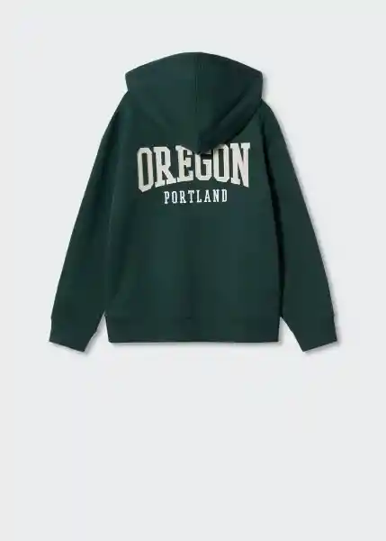 Sudadera Oregon Botella Talla 08 Niños Mango