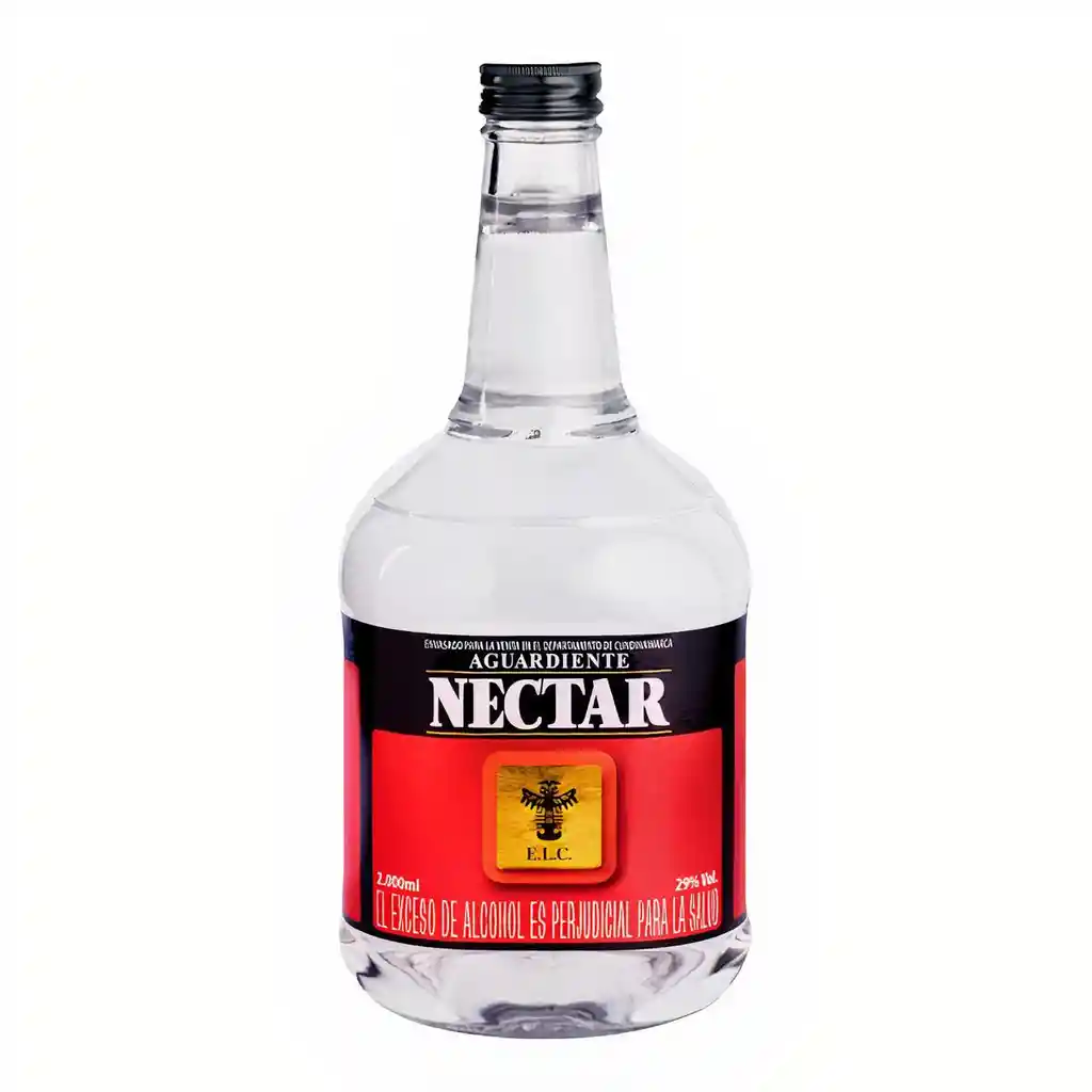 Aguardiente Nectar Rojo Tradicional 2000 ml