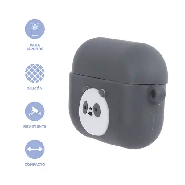 Estuche Protector de Airpods Serie Panda Miniso