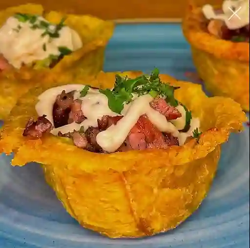 Canasta de Plátano Verde