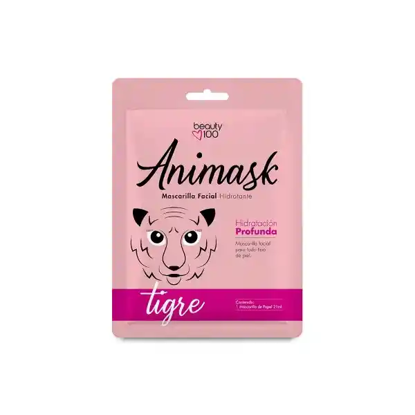 Animask Mascarilla Facial Hidratante Tigre