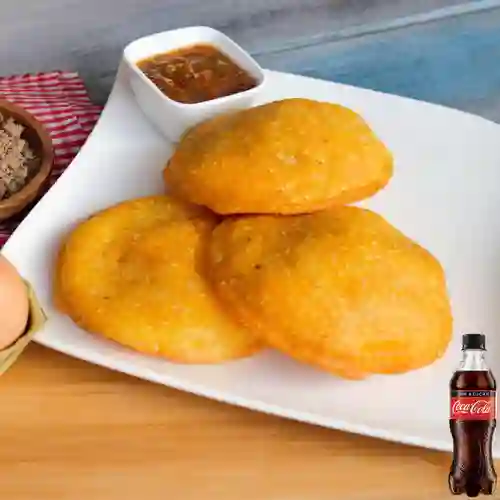 Combo Arepa de Huevo + Coca Cola Zero 400 ml