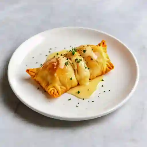 Panzeroti pollo carne frías