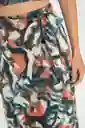 Falda Tipo Wrap Dana Color Verde Pato Talla 12 Ragged