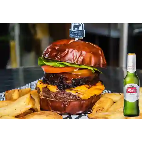 Combo Rappi Fest Smoky Sweet Burger + Stella Artois 330ml