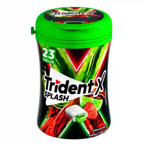 Trident Chicle Splash Fresa Limón Fresa