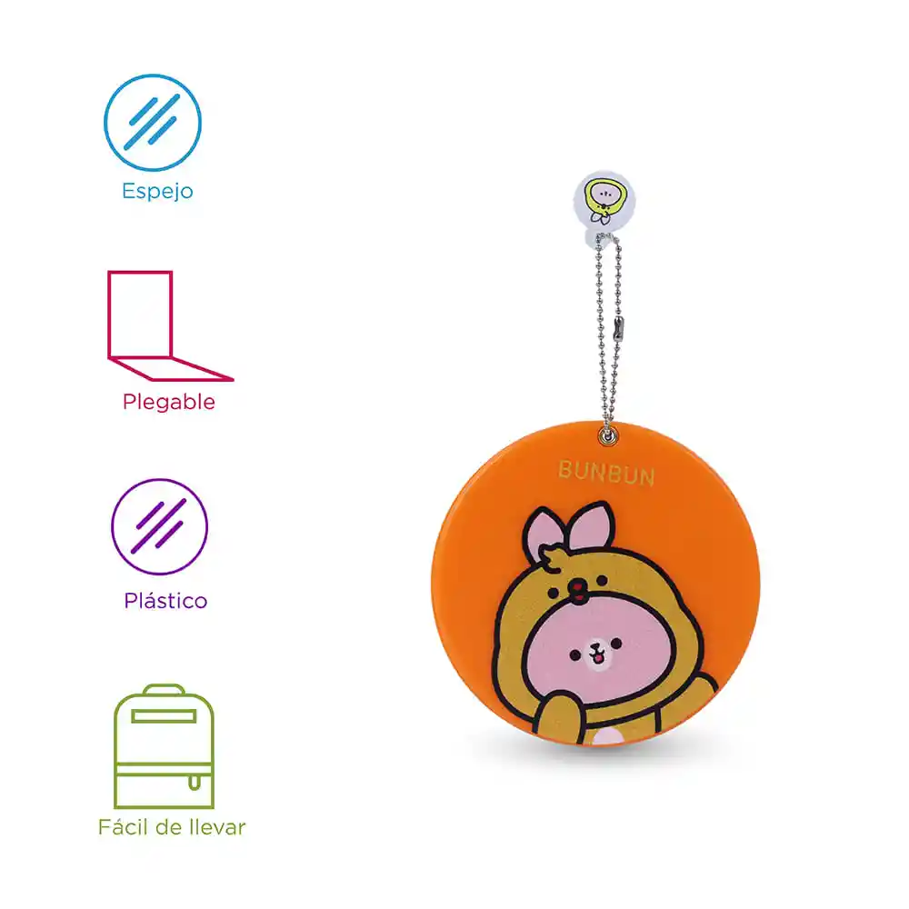 Espejo Compacto Bunbun Mini Family Miniso