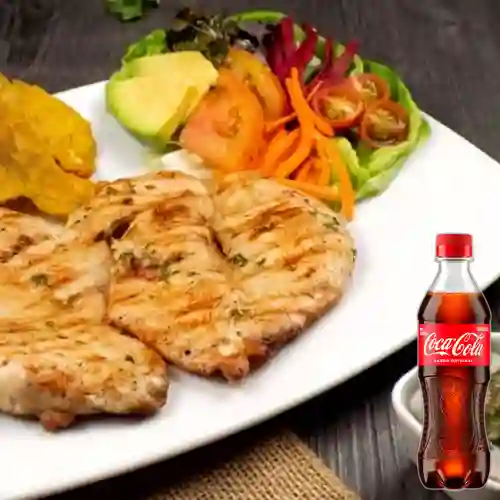 Combo Pechuga a la Plancha + Coca Cola Original 400 ml