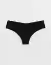 Panti Aerie Negro Talla: MEDIUM 8183073 American Eagle
