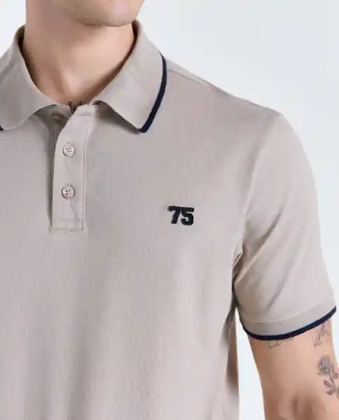 Polo Hombre Beige Talla M 809G083_BEI151308 Americanino