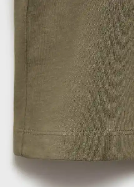 Camiseta Anouk Khaki Talla M Hombre Mango