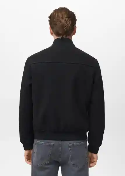 Chaqueta Normand Negro Talla M Hombre Mango