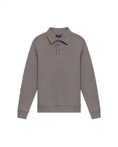 Buzo Smart Polo Masculino Gris Nublado Medio Talla L Chevignon
