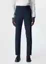 Pantalón Brasilia Navy Talla 48 Hombre Mango