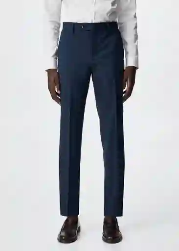 Pantalón Brasilia Navy Talla 48 Hombre Mango