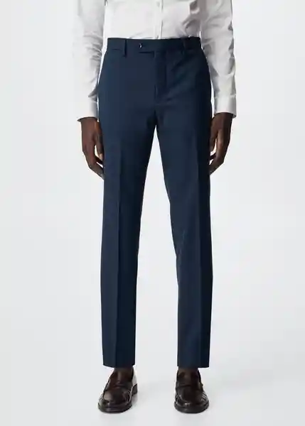 Pantalón Brasilia Navy Talla 48 Hombre Mango