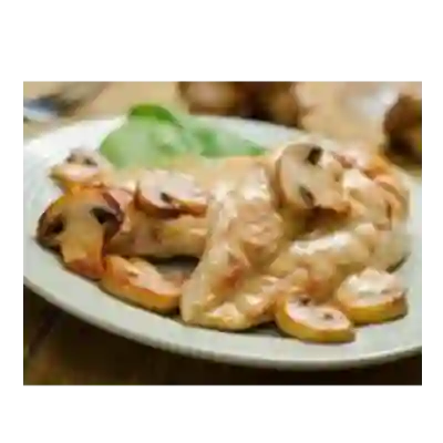 Pollo Asada en Salsa de Champiniones