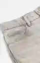 Short Mujer Gris Talla 12 351G002_GRI184005 Americanino