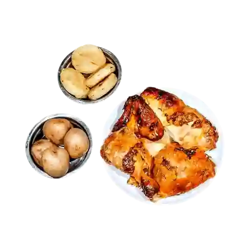 Medio Pollo Asado