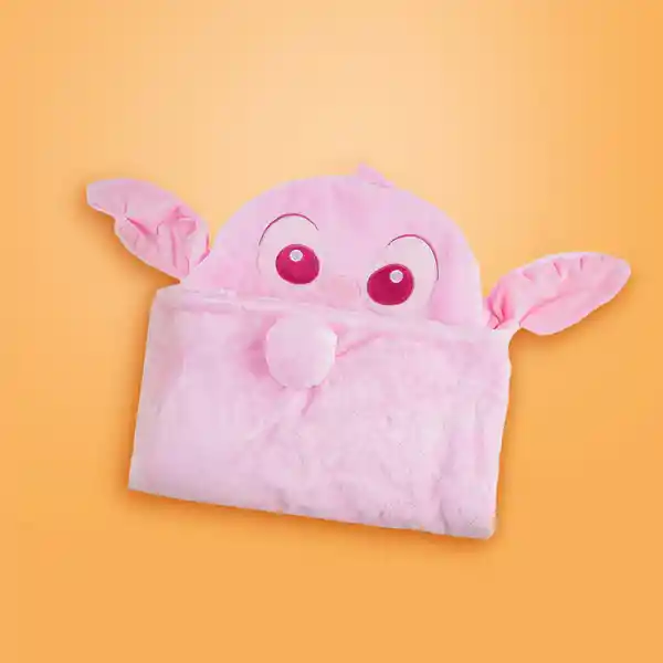 Manta Con Capucha y Guantes Ángel Disney Lilo & Stitch Miniso