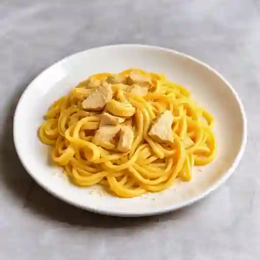 Espagueti con Pollo