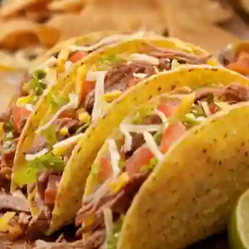 Taco Carne Res Desmechada