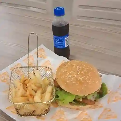 Combo Hamburguesa de Pollo Crunch