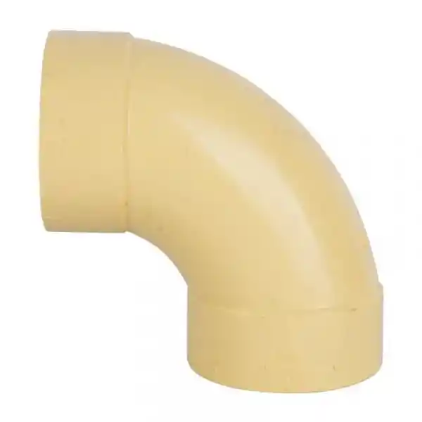 Gerfor Codo Pvc Sanitario 90 x 4