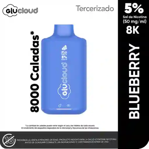 Vapeador Glucloud Blueberry 8K