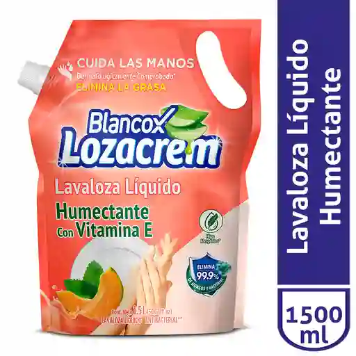   Loza Crem  Lavaloza Liquido Blancox Humectante Con Vitamina E 