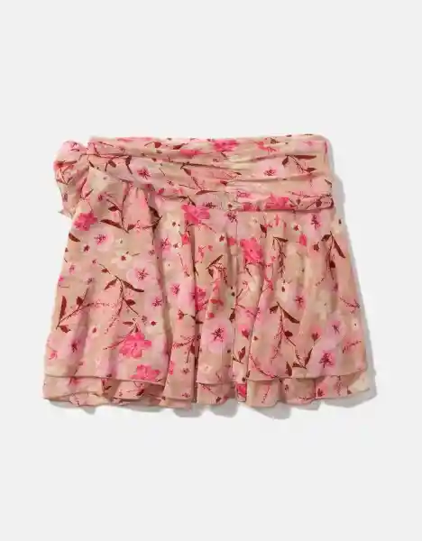 Falda Aerie Rosa Talla Small American Eagle