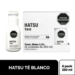 Hatsu Té Blanco con Sabor a Mangostino