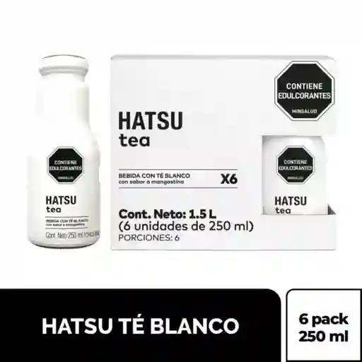 Hatsu Té Blanco con Sabor a Mangostino