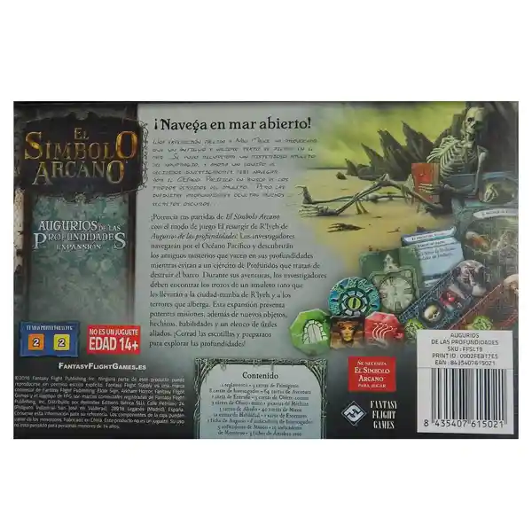 AdeS Asmodee Juego De Mesa Augurios De Las Profundid