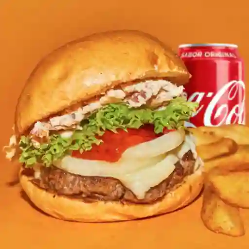 Combo cooper burger