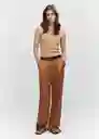 Top Karl Camel Talla XL Mujer Mango