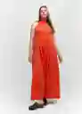 Vestido Java Naranja Talla L Mujer Mango