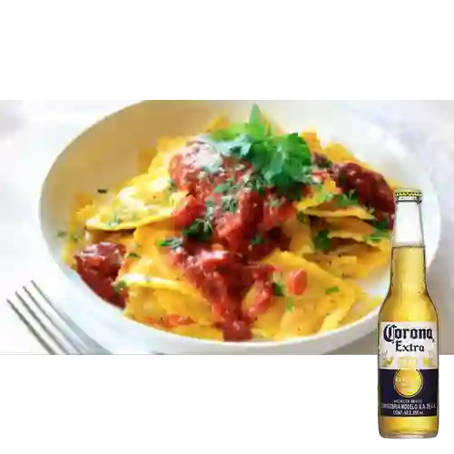 Combo Ravioli Boloñesa + Corona Extra 355 ml