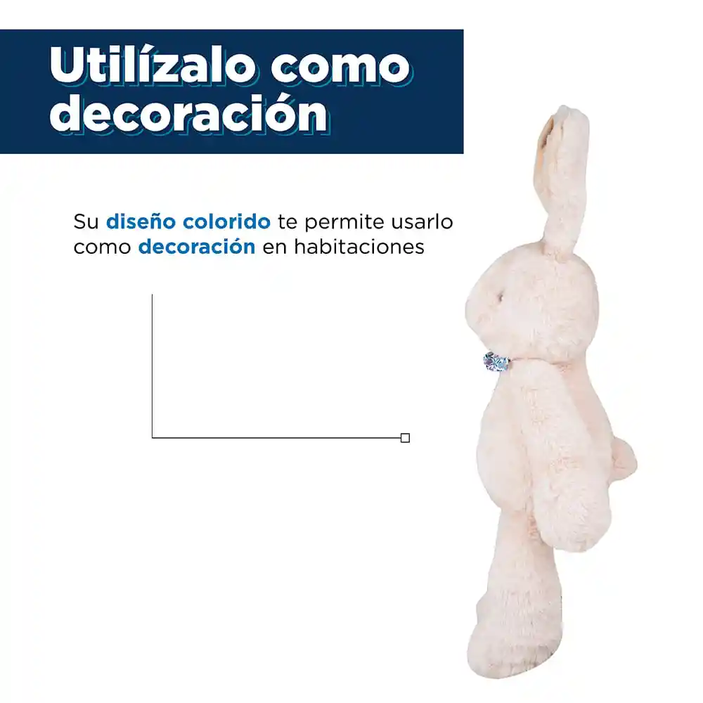 Peluche de Conejo Con Moño 10 Pulgadas Miniso