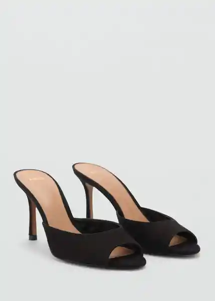 Sandalias Barbara Negro Talla 37 Mujer Mango