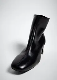 Botin Clar Negro Talla 36 Mujer Mango